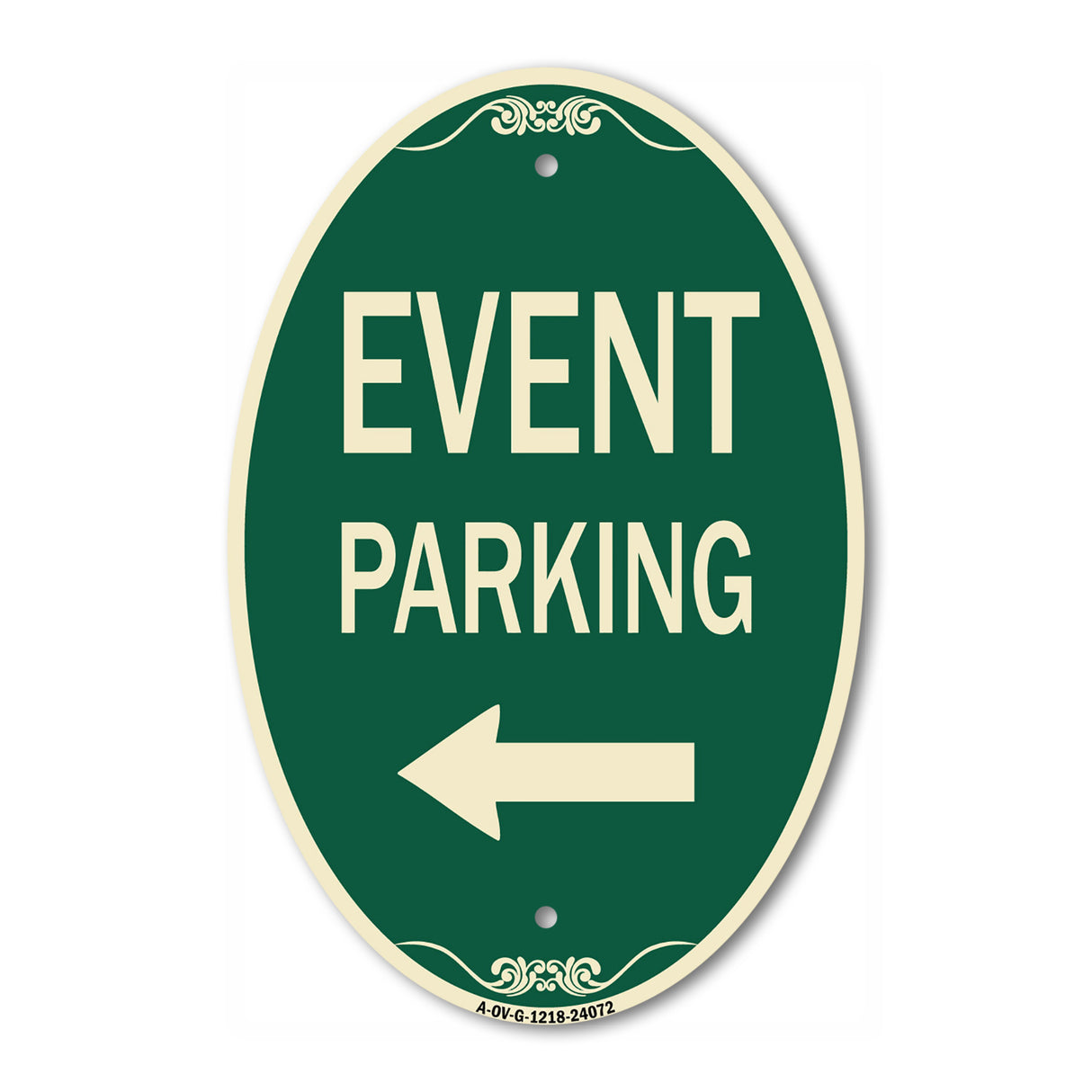 Event Parking Only (With Left Arrow)