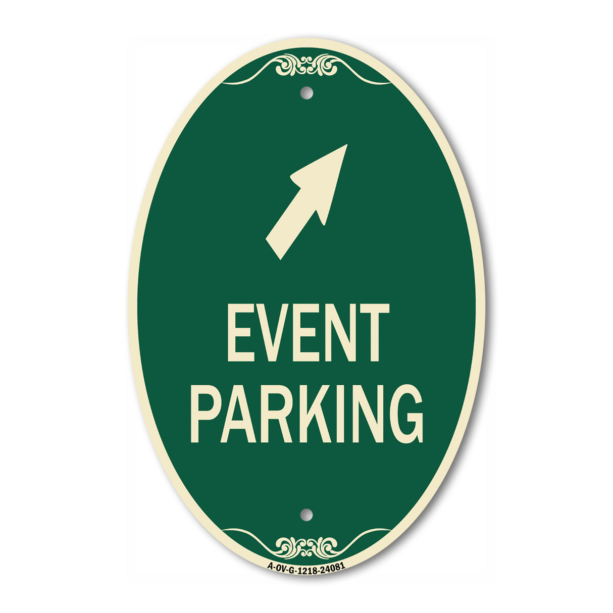 Event Parking (Up Right Arrow Symbol)