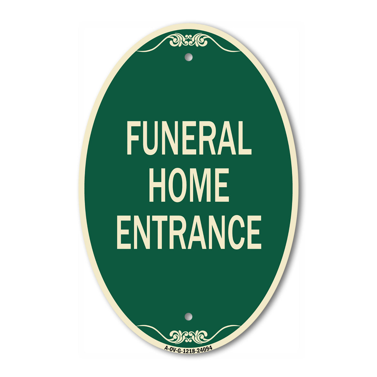 Entrance Sign Funeral Home Entrance