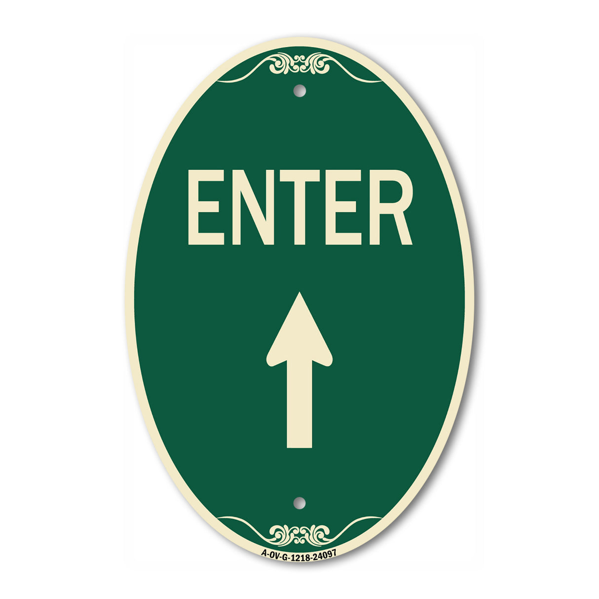 Enter Sign Enter with Up Arrow
