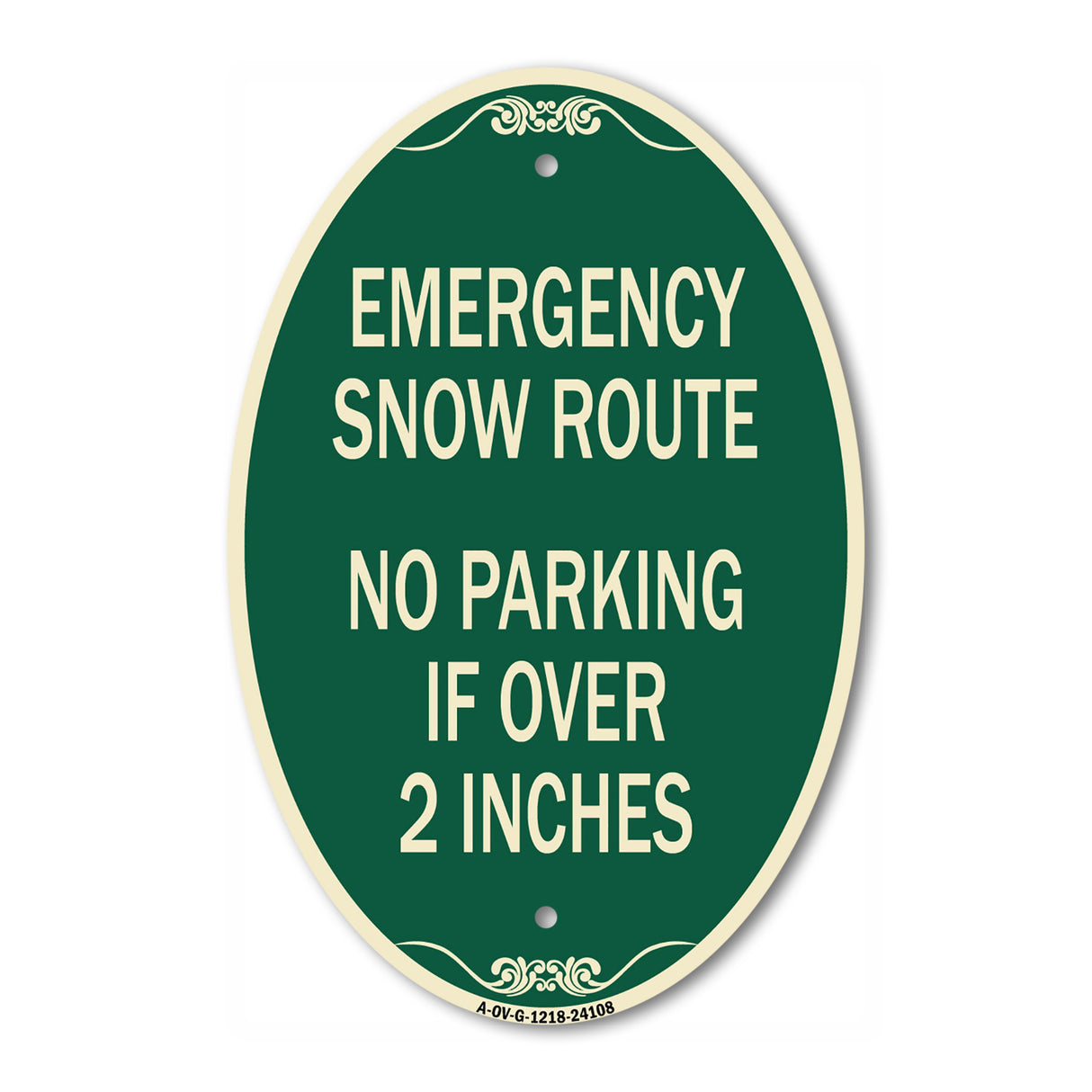 Emergency Snow Route No Parking Emergency Snow Route No Parking If Over 2 Inches