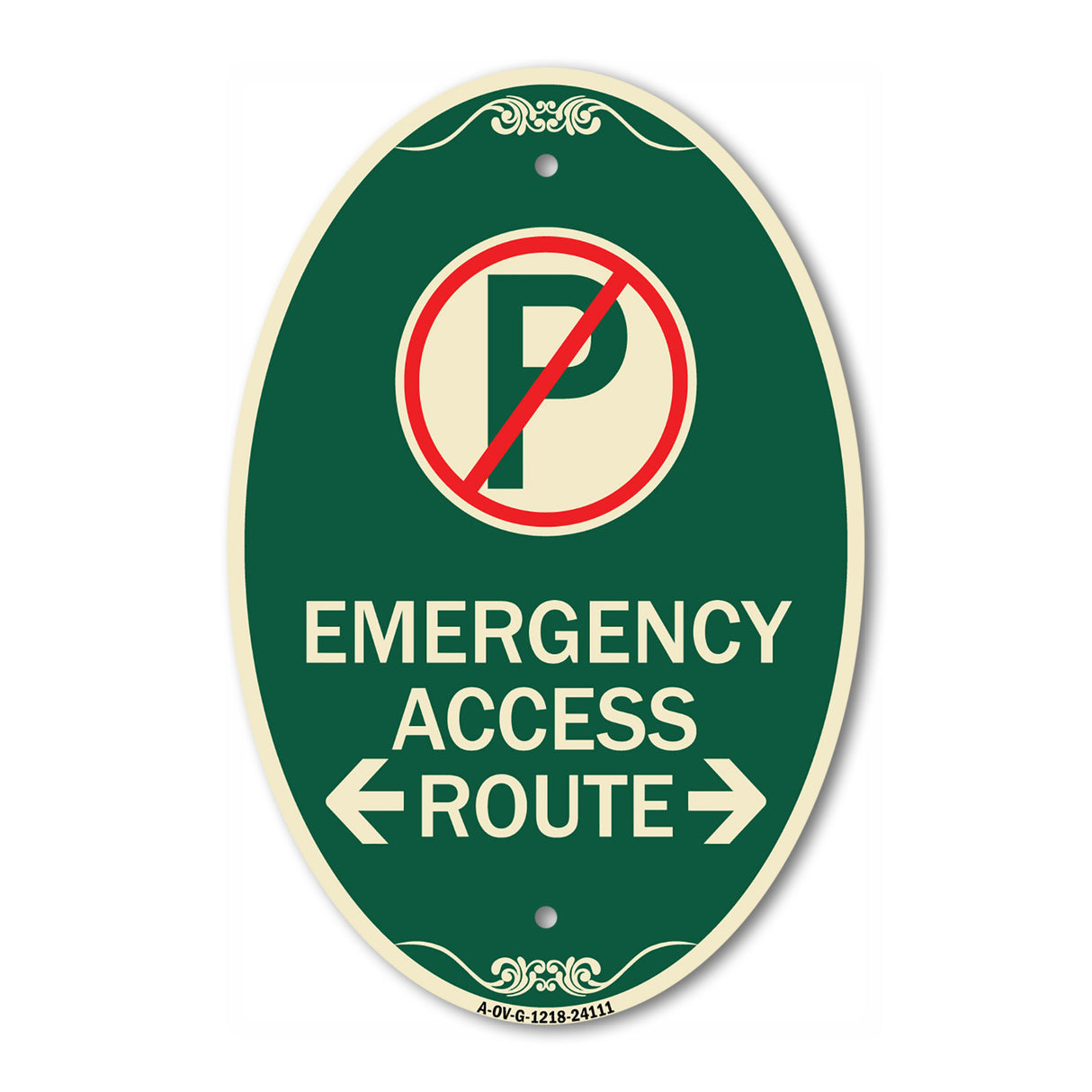 Emergency Access Route (With Bidirectional Arrow)