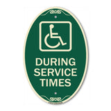 During Service Times (With Graphic)