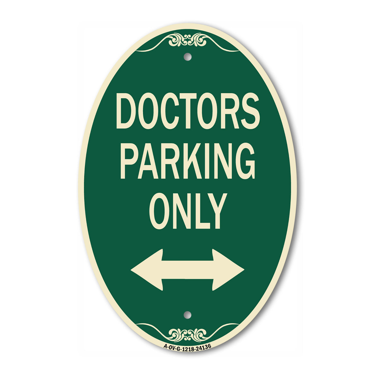 Doctors Parking Only (With Bidirectional Arrow)