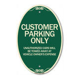 Customer Parking Unauthorized Cars Will Be Towed Away at Owner's Expense