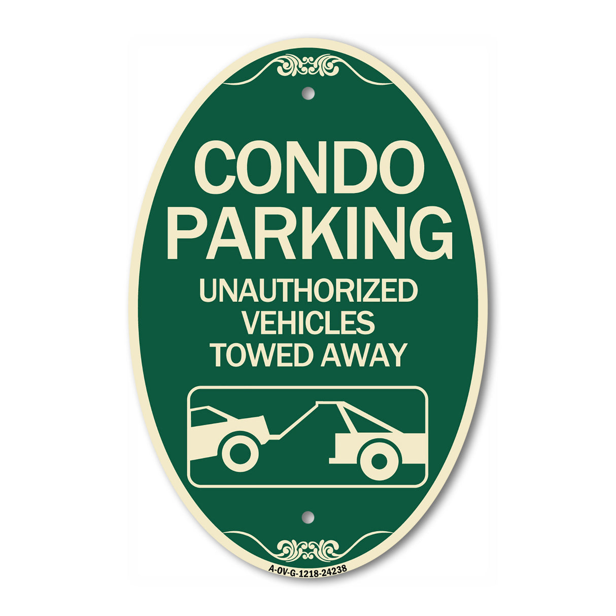 Condo Parking - Unauthorized Vehicles Towed Away (With Car Tow Graphic)