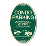 Condo Parking - Unauthorized Vehicles Towed Away (With Car Tow Graphic)