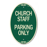 Church Staff Parking Only