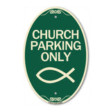 Church Parking Only (Symbol)