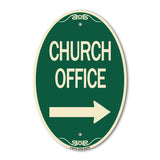 Church Office (With Right Arrow)