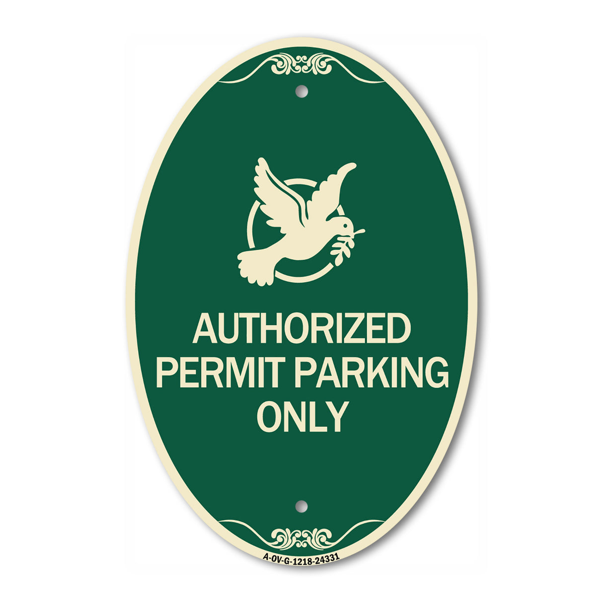 Authorized Church Parking Only (With Graphic)