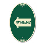 Visitor Parking (With Left Arrow)