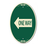 One Way (With Left Arrow)