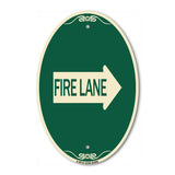Fire Lane Right Arrow