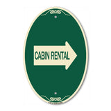 Cabin Rental (With Right Arrow)