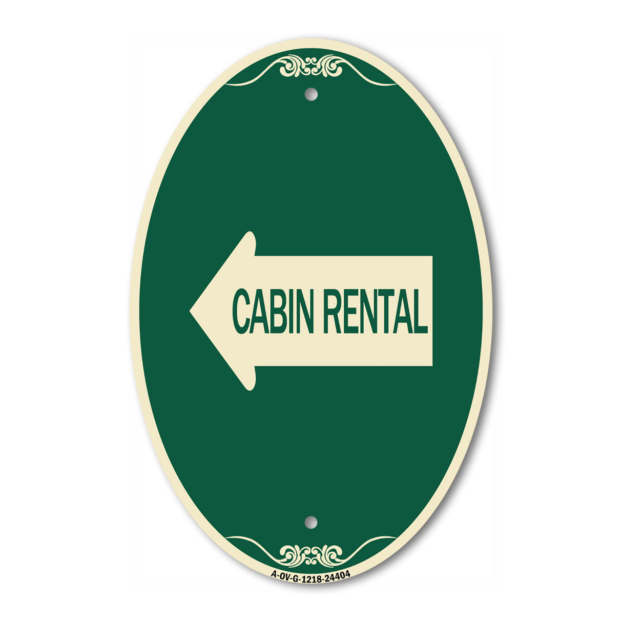 Cabin Rental (With Left Arrow)