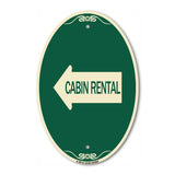 Cabin Rental (With Left Arrow)