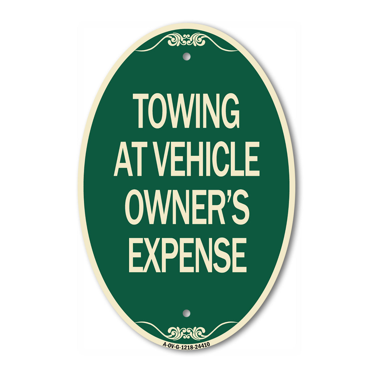 Towing at Vehicle Owner's Expense