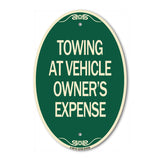 Towing at Vehicle Owner's Expense
