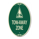 Tow-Away Zone with Graphic