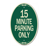 15 Minute Parking Only