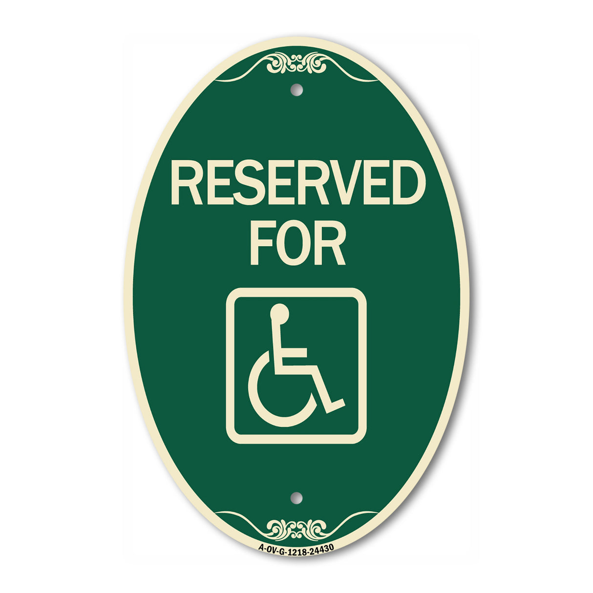 Reserved for (With Accessible Symbol)