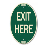Exit Here