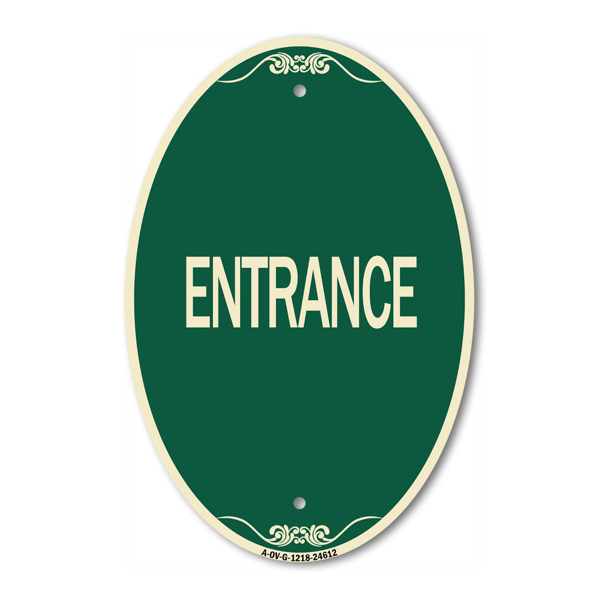 Traffic Entrance Sign Entrance