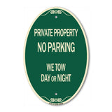 Private Property No Parking We Tow Day or Night