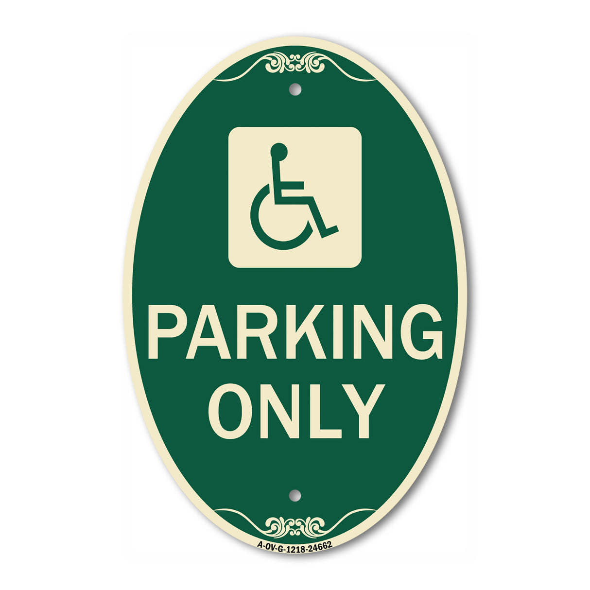 (ADA Compliant) Parking Only (Accessible Symbol)