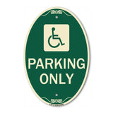 (ADA Compliant) Parking Only (Accessible Symbol)