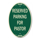 Reserved Parking For Pastor