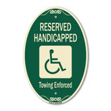 Reserved Handicapped Towing Enforced
