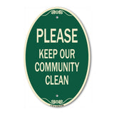Please Keep Our Community Clean