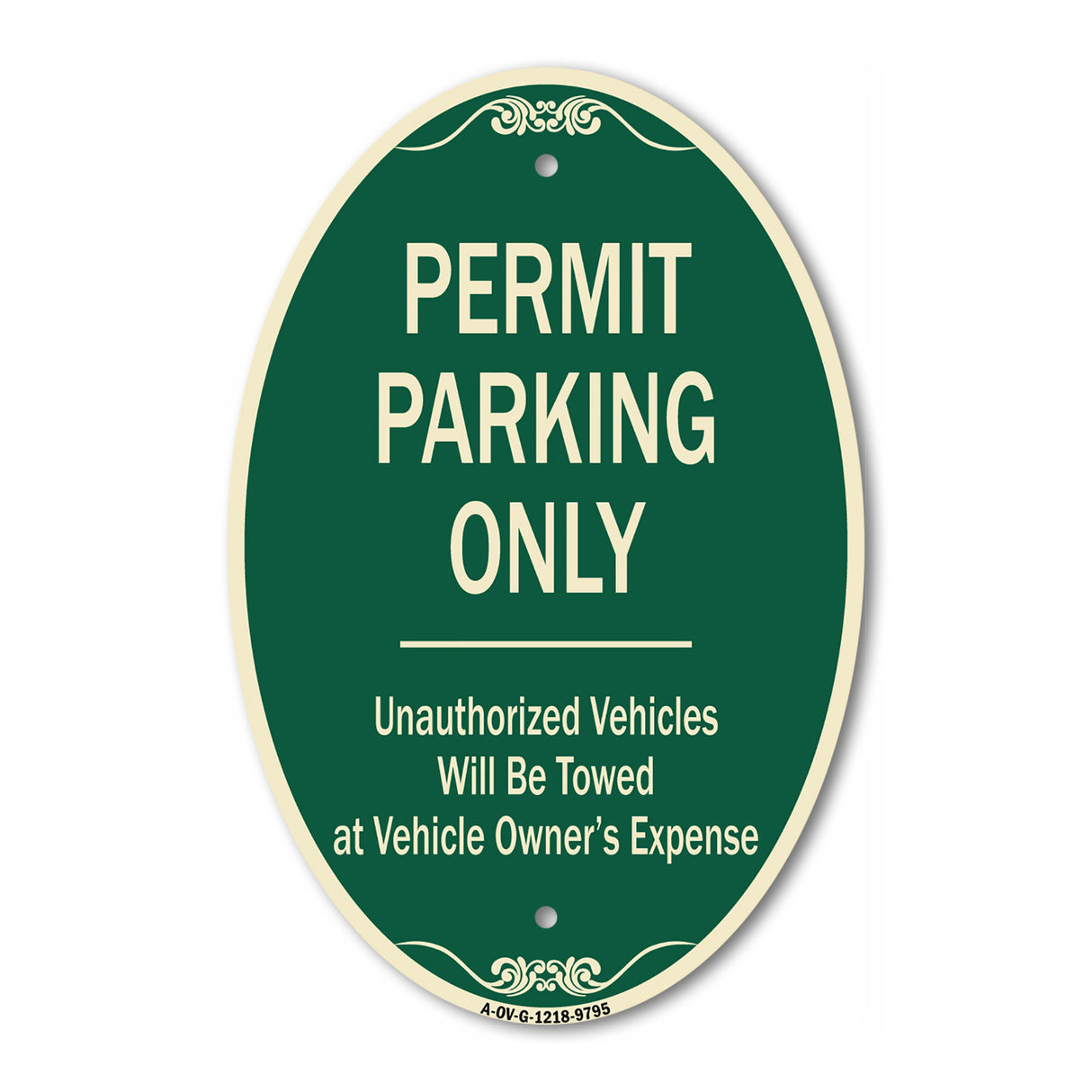 Permit Parking Only Unauthorized Vehicles