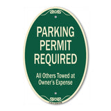 Parking Permit Required All Others Towed At Owner's Expense