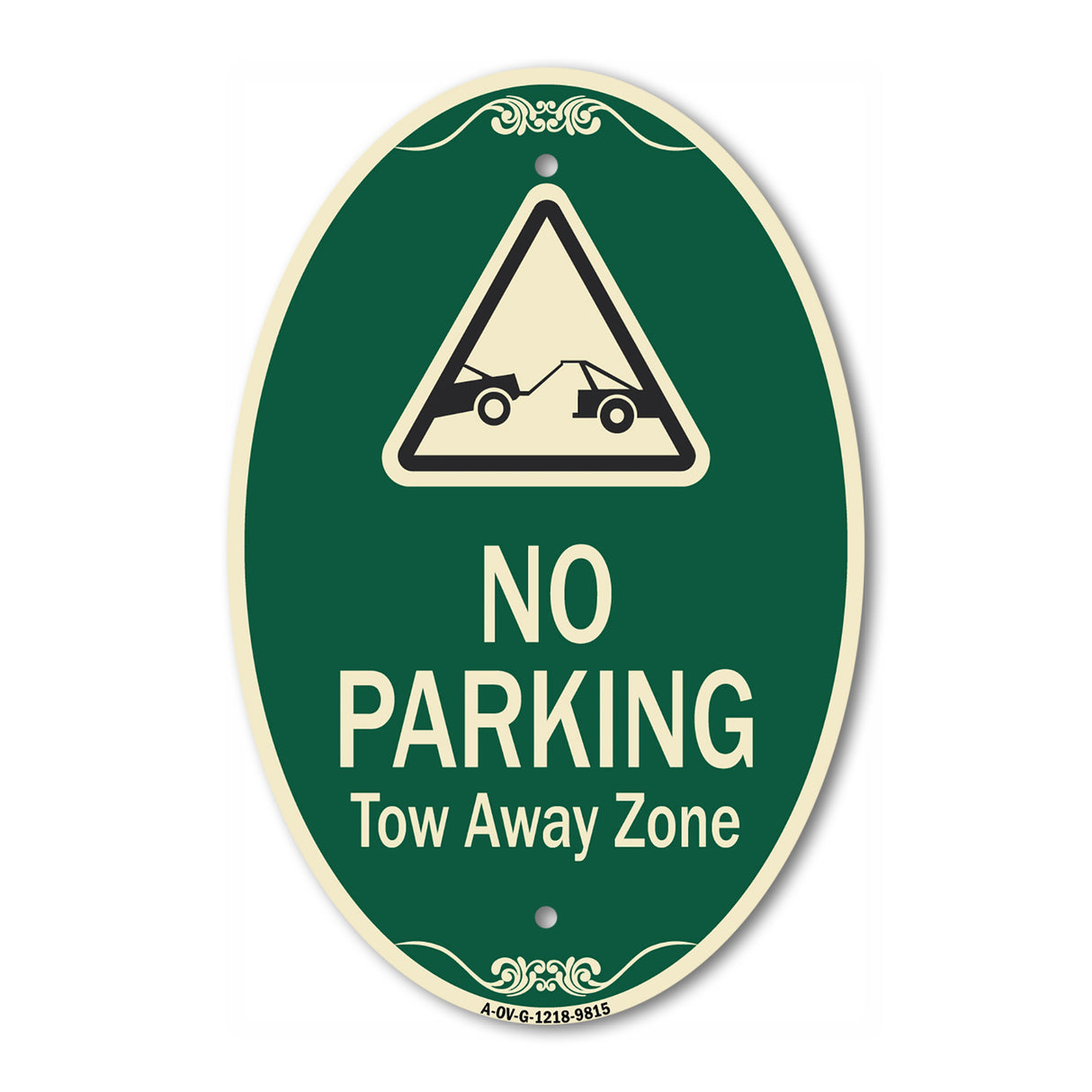 No Parking Tow Away Zone With Graphic
