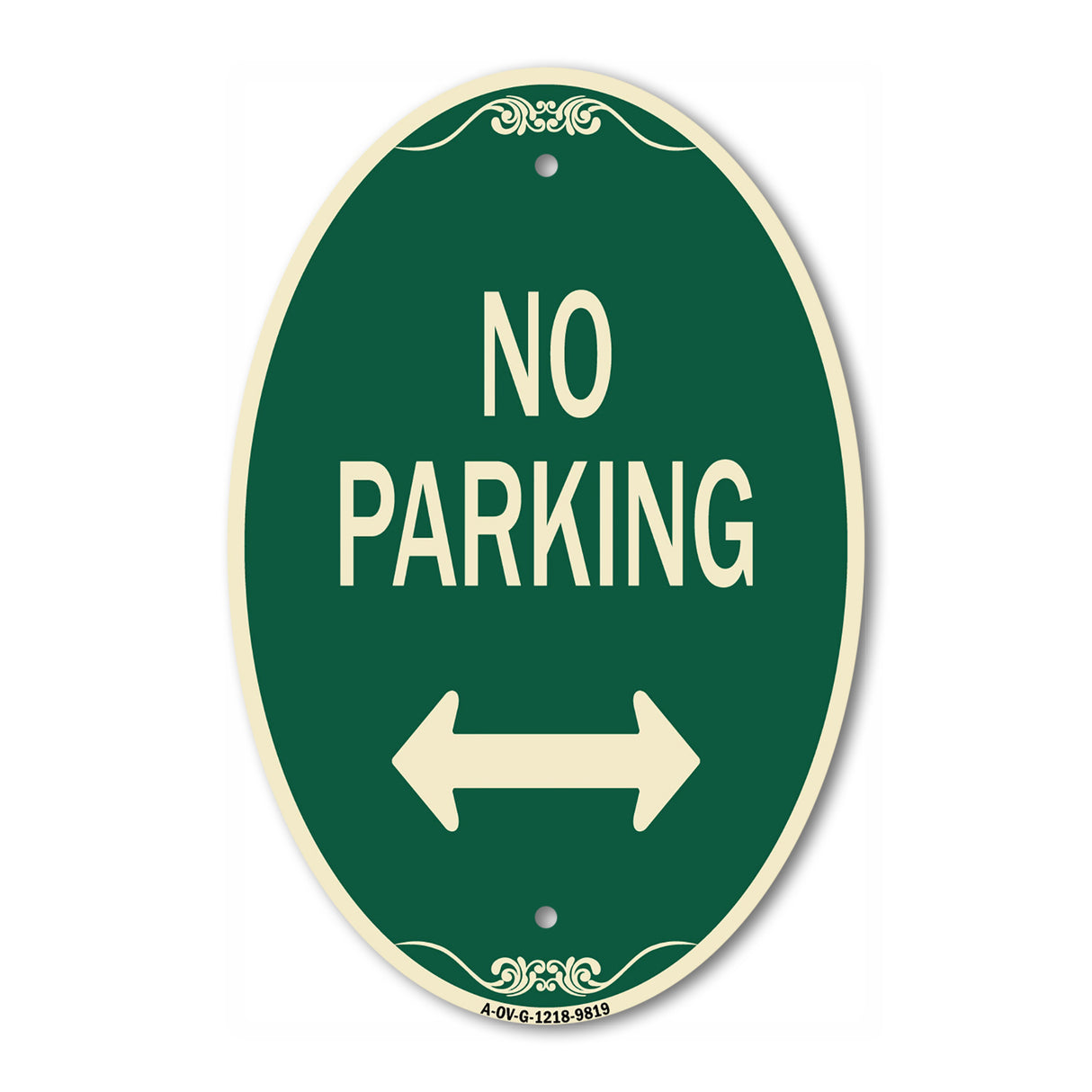 No Parking With Bidirectional Arrow