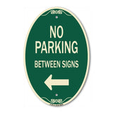 No Parking Between Signs