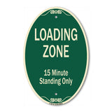 Loading Zone 15 Minutes Standing Only