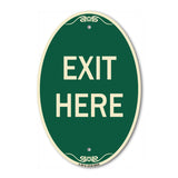 Exit Here