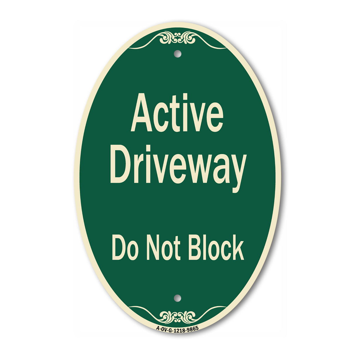 Active Driveway, Do Not Block