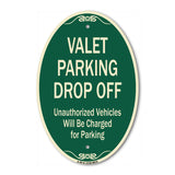 Valet Parking Drop Off Unauthorized Vehicles Will Be Charged For Parking