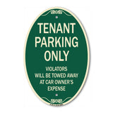 Tenant Parking Only Violators Will Be Towed Away At Car Owner's Expense