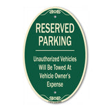 Reserved Parking Unauthorized Vehicles Will Be Towed At Vehicle Owner's Expense
