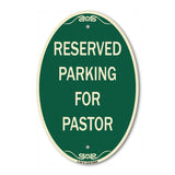Reserved Parking For Pastor