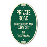 Private Road For Residents And Guests Only No Trespassing