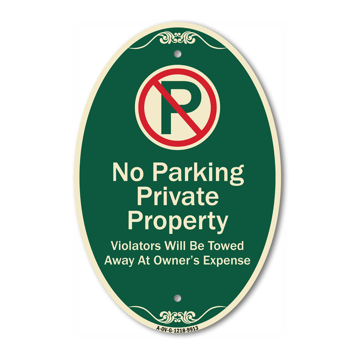 Private Property Violators Towed Away At Owner Expense With No Parking Symbol