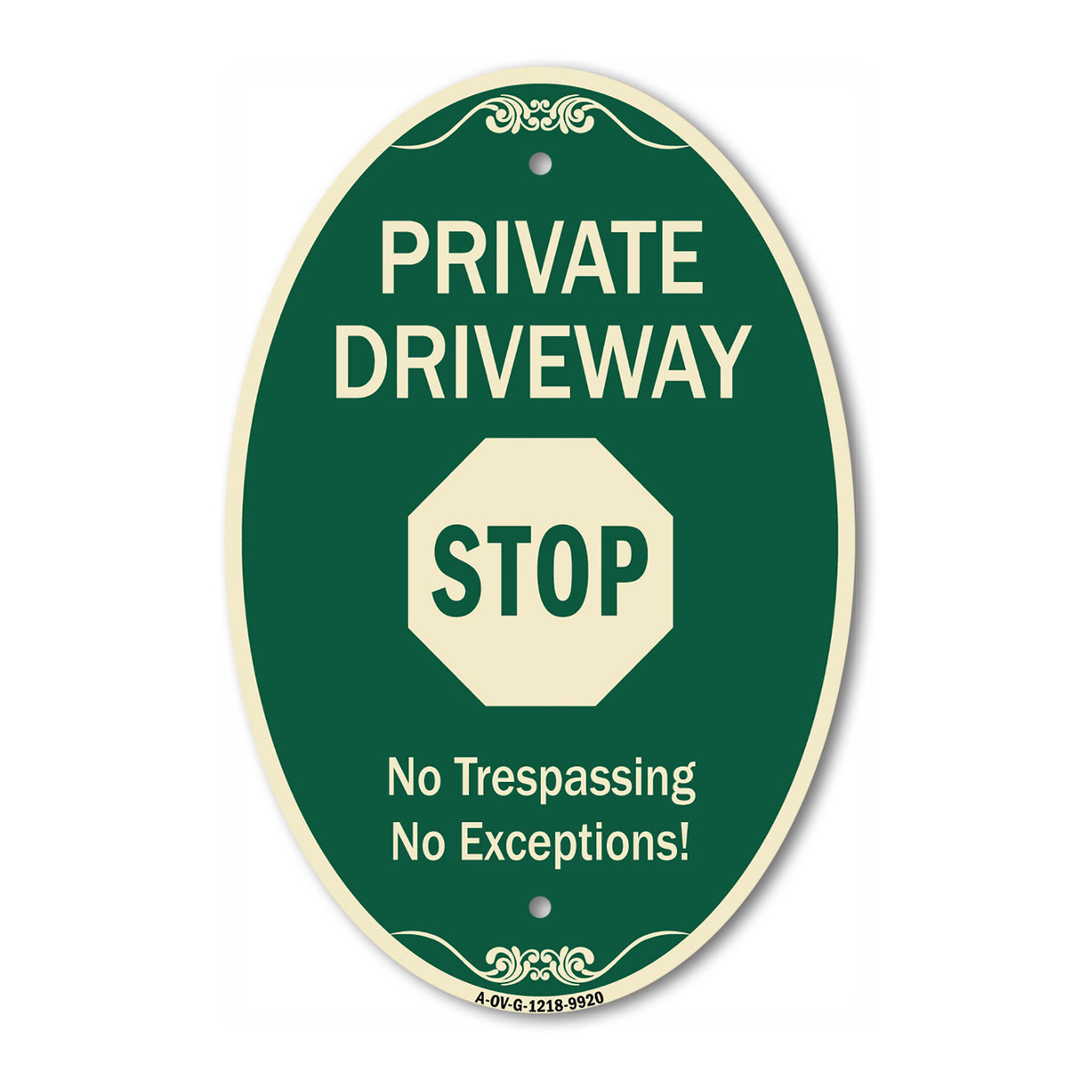 Private Driveway, Stop