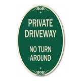 Private Driveway No Turn Around